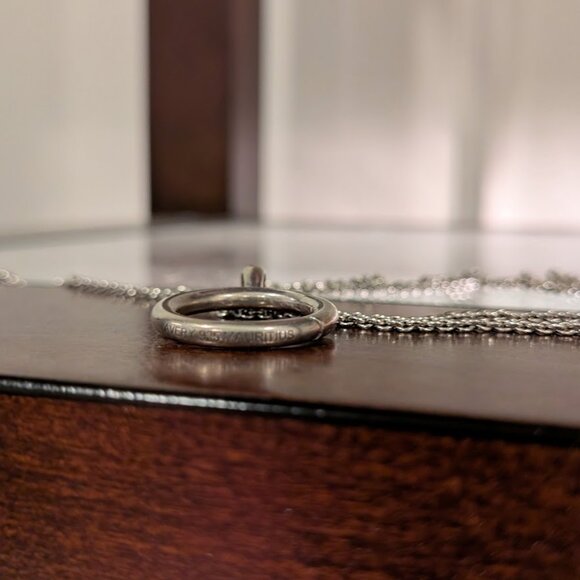 James Avery Circlet Changeable Charm Necklace With 30" Chain - Picture 2 of 4